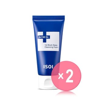 ISOI - ACNI Dr. 1st Black Deep Cleansing Foam 2pcs Bundle Set 75ml x 2 pcs