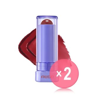 nuse[nu:z] - Color Care Lipbalm - 6 Colors 2pcs Bundle Set #02 Hey Woody x 2 pcs
