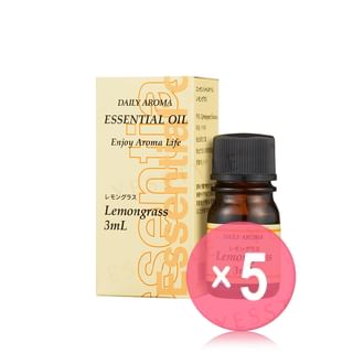 Daily Aroma Japan - Daily Aroma Essential Oil Lemongrass Mini 5pcs Bundle Set 3ml x 5 pcs