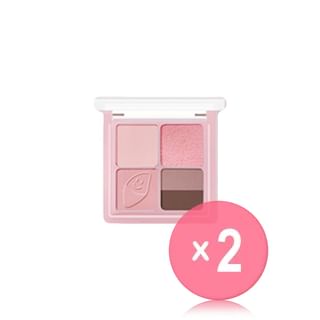 peripera - Ink Pocket Shadow Palette Pink Guma Series - 2 Types 2pcs Bundle Set #10 Just Picked Pink x 2 pcs