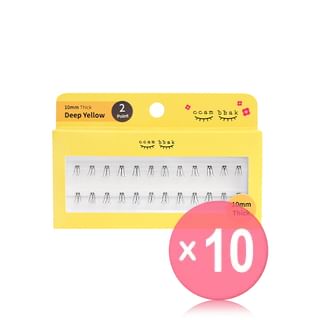ccam bbak - Original Eyelash 2 Points - 13 Types 10pcs Bundle Set 10mm Thick x 10 pcs