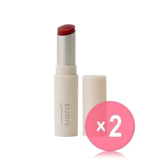 SIORIS - Lipsafer Color Balm Reddish 2pcs Bundle Set 4.5g x 2 pcs