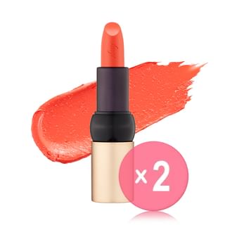 THE FACE SHOP - fmgt New Bold Sheer Glow Lipstick - 19 Colors 2pcs Bundle Set #10 Baby Coral x 2 pcs