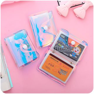 Chimi Iridescent Pvc Card Wallet Transparent One Size chimi chimi kopen in de aanbieding