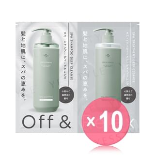 Off & Relax - Spa Shampoo & Treatment Deep Cleanse Trial Set 10pcs Bundle Set 10ml x 2 x 10 pcs