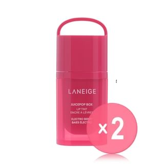 LANEIGE - Juicepop Box Lip Tint - 10 Colors 2pcs Bundle Set Electro Berry x 2 pcs