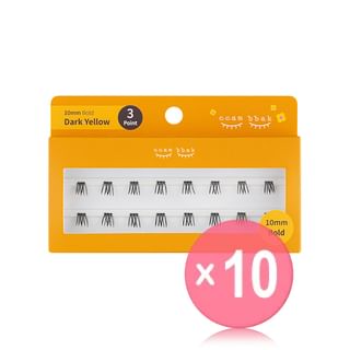 ccam bbak - Original Bold Eyelash 3 Points - 3 Types 10pcs Bundle Set 10mm x 10 pcs
