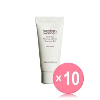 haruharu wonder - Black Rice Moisture 5.5 Soft Cleansing Gel Mini 10pcs Bundle Set 20ml x 10 pcs