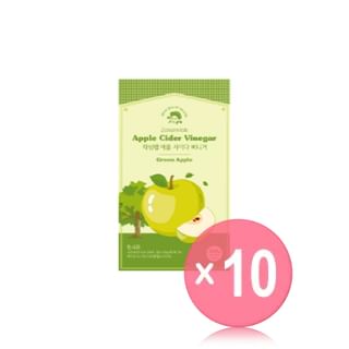 Apple Cider Vinegar - 2 Types 10pcs Bundle Set Green Apple x 10 pcs