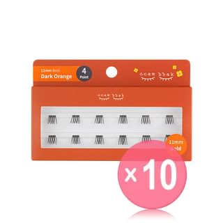 ccam bbak - Original Bold Eyelash 4 Points - 3 Types 10pcs Bundle Set 11mm x 10 pcs