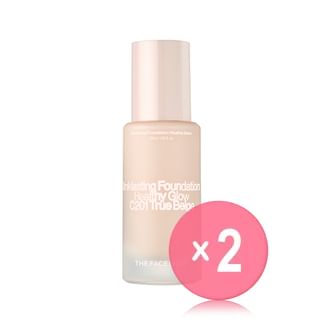 THE FACE SHOP - Inklasting Foundation Healthy Glow - 6 Colors 2pcs Bundle Set #C201 x 2 pcs