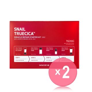 SOME BY MI - Snail Truecica Miracle Repair Starter Kit 2pcs Bundle Set 4 pcs x 2 pcs