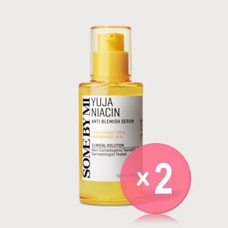 SOME BY MI - Yuja Niacin Anti Blemish Serum 2pcs Bundle Set 2023 Renewed Version - 50ml x 2 pcs