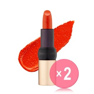 THE FACE SHOP - fmgt New Bold Sheer Glow Lipstick - 19 Colors 2pcs Bundle Set #11 Popsicle Orange x 2 pcs
