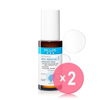 MizuMi - Advance 3% Hyaluronic Rescue Concentrate Serum 2pcs Bundle Set 30ml x 2 pcs