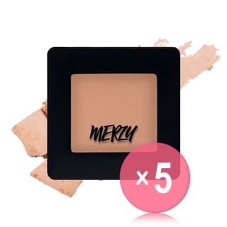 MERZY - The First Eye Shadow - 5 Colors 5pcs Bundle Set #E1 Sophie Beige x 5 pcs