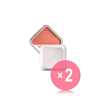 CLIO - Essential Lipcheek Tap Blur - 4 Colors 2pcs Bundle Set #04 Petal Cream x 2 pcs