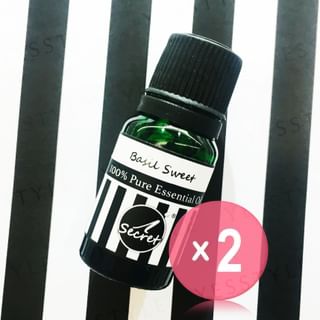 iSecret - Basil Sweet 100% Pure Essential Oil 2pcs Bundle Set 10ml x 2 pcs