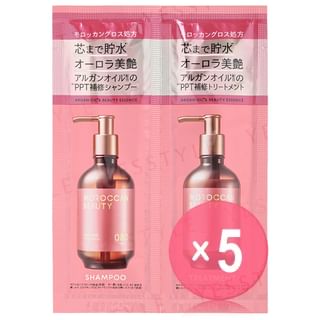BOTTLE WORKS - Moroccan Beauty Hydro Repair Shampoo & Treatment Trial Set 5pcs Bundle Set 12ml x 2 x 5 pcs