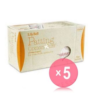 Suzuran - Lily Bell Patting 3-Layer Cotton Pad 5pcs Bundle Set 70 pcs x 5 pcs