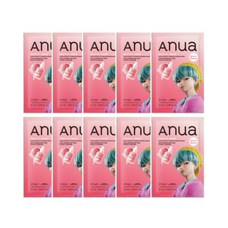 Anua - Bundle: Peach 70 Niacin Serum Mask Set Kpop Demon Hunters Collaboration 10 sheets