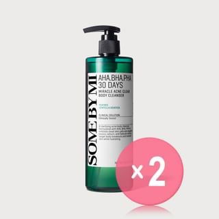 SOME BY MI - AHA, BHA, PHA 30 Days Miracle Acne Clear Body Cleanser OTC Version 2pcs Bundle Set 400g x 2 pcs