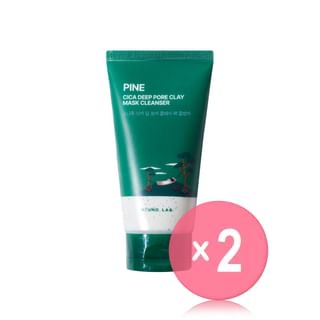 ROUND LAB - Pine Cica Deep Pore Clay Mask Cleanser 2pcs Bundle Set 150ml x 2 pcs