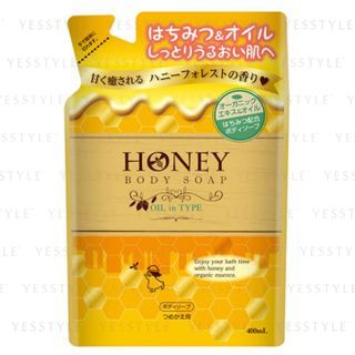 Daiichi Sekken Honey Body Soap Oil In Type Refill 400Ml daiichi sekken kopen in de aanbieding