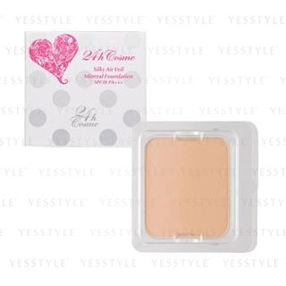24H Cosme Silky Air Veil Mineral Foundation Spf 30 Pa 02 Natural Ocher Refill 11G 24h cosme kopen in de aanbieding 24H Cosme Silky Air Veil Mineral Foundation Spf 30 Pa 02 Natural Ocher Refill 11G 24h cosme kopen in de aanbieding
