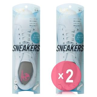 SLARIS Insole for Sneakers 2pcs Bundle Set