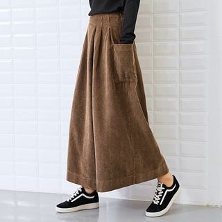 Gutu Corduroy Wide Leg Pants gutu kopen in de aanbieding