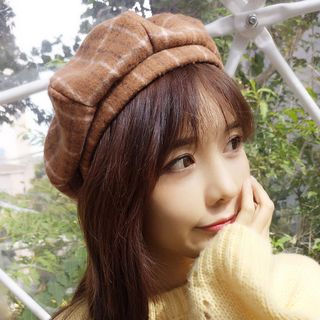 Oktokki Plaid Beret oktokki kopen in de aanbieding