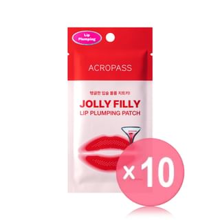 ACROPASS - Jolly Filly Lip Plumping Patch 10pcs Bundle Set 2026 Version - 2 patches x 10 pcs