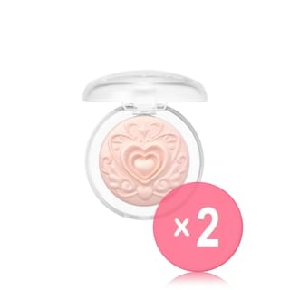 peripera - Moodlike Highlighter - 3 Colors 2pcs Bundle Set #01 Shell Glaze x 2 pcs