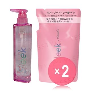 AQUA NOA - Sleek by sarasalon Melty Repair Shampoo 2pcs Bundle Set