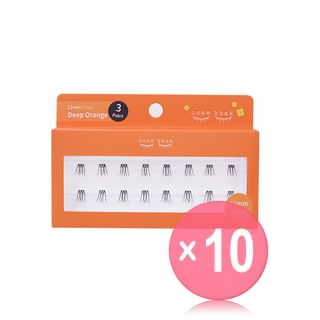 ccam bbak - Original Eyelash 3 Points - 9 Types 10pcs Bundle Set 11mm Thick x 10 pcs