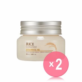 THE FACE SHOP - Rice & Ceramide Moisturizing Cream 50ml 2pcs Bundle Set 50ml x 2 pcs