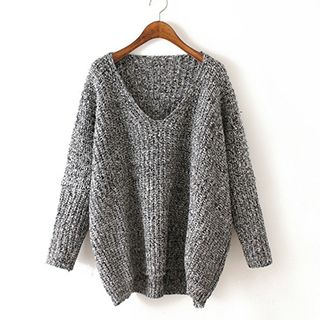 Fr V Neck Loose Fit Sweater fr kopen in de aanbieding