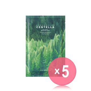 SKIN1004 - Madagascar Centella Tea-Trica Relaxing Mask 5pcs Bundle Set 24ml x 1 sheet x 5 pcs