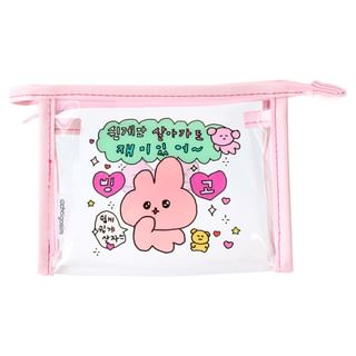 Choigosim Clear Pouch (Pink) 110×145×50mm