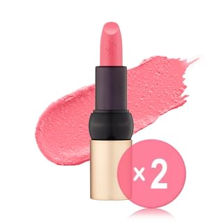 THE FACE SHOP - fmgt New Bold Sheer Glow Lipstick - 19 Colors 2pcs Bundle Set #16 Sling Back Pink x 2 pcs