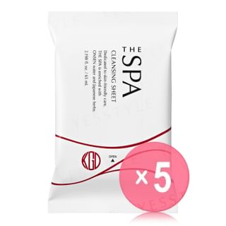 Koh Gen Do - THE SPA Cleansing Sheet 5pcs Bundle Set 10 pcs x 5 pcs