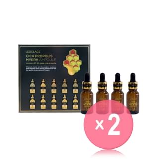 LEBELAGE - Cica Propolis Myrrh Ampoule Set 2pcs Bundle Set 10 pcs x 2 pcs