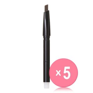 THE FACE SHOP - fmgt Designing Eyebrow Refill Only - 6 Colors 5pcs Bundle Set #05 Dark Brown x 5 pcs