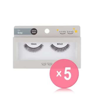 ccam bbak - Original Bold Eyelash Pair - 3 Types 5pcs Bundle Set 10mm x 5 pcs