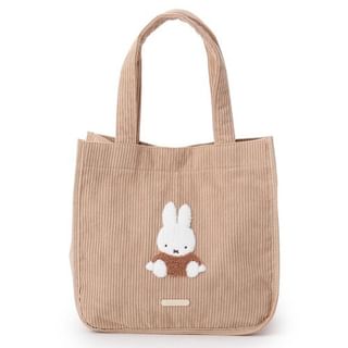 Miffy Corduroy Tote Bag W250×H250×D120mm