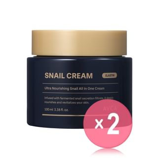 AVCA - Ultra Nourishing Snail All In One Cream 2pcs Bundle Set 100ml x 2 pcs