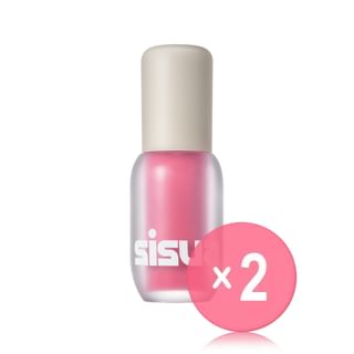 UNLEASHIA - Sisua Popcorn Syrup Lip Plumper - 5 Colors 2pcs Bundle Set No. 1 Strawberry Cream x 2 pcs