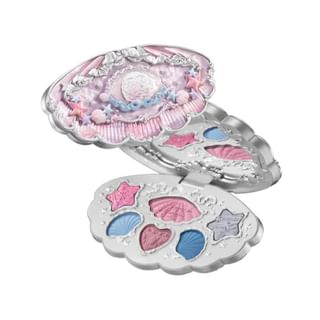 Flower Knows - Shell's Jewel 6-Color Makeup Palette - 3 Colors #S02 Mermaids Tears - 6.5g