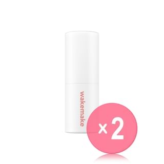 WAKEMAKE - Soft Blurring Balm Stick - 10 Colors 2pcs Bundle Set #04 Peach Bebe x 2 pcs